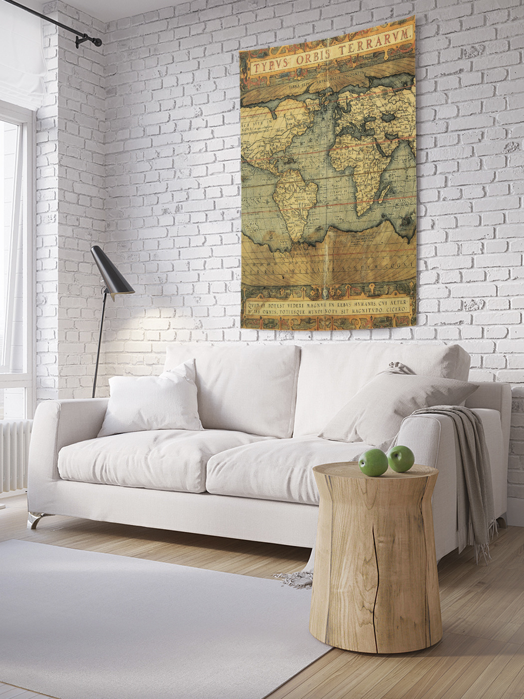 

Вертикальное фотопанно на стену JoyArty Старинная карта 150x200 см, Старинная карта