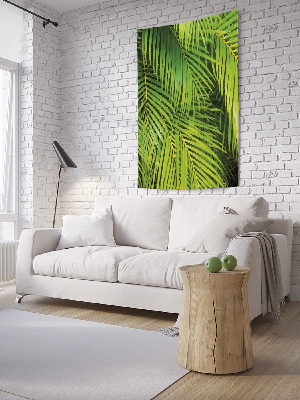 

Вертикальное фотопанно на стену JoyArty Зелень пальм 150x200 см, Зелень пальм