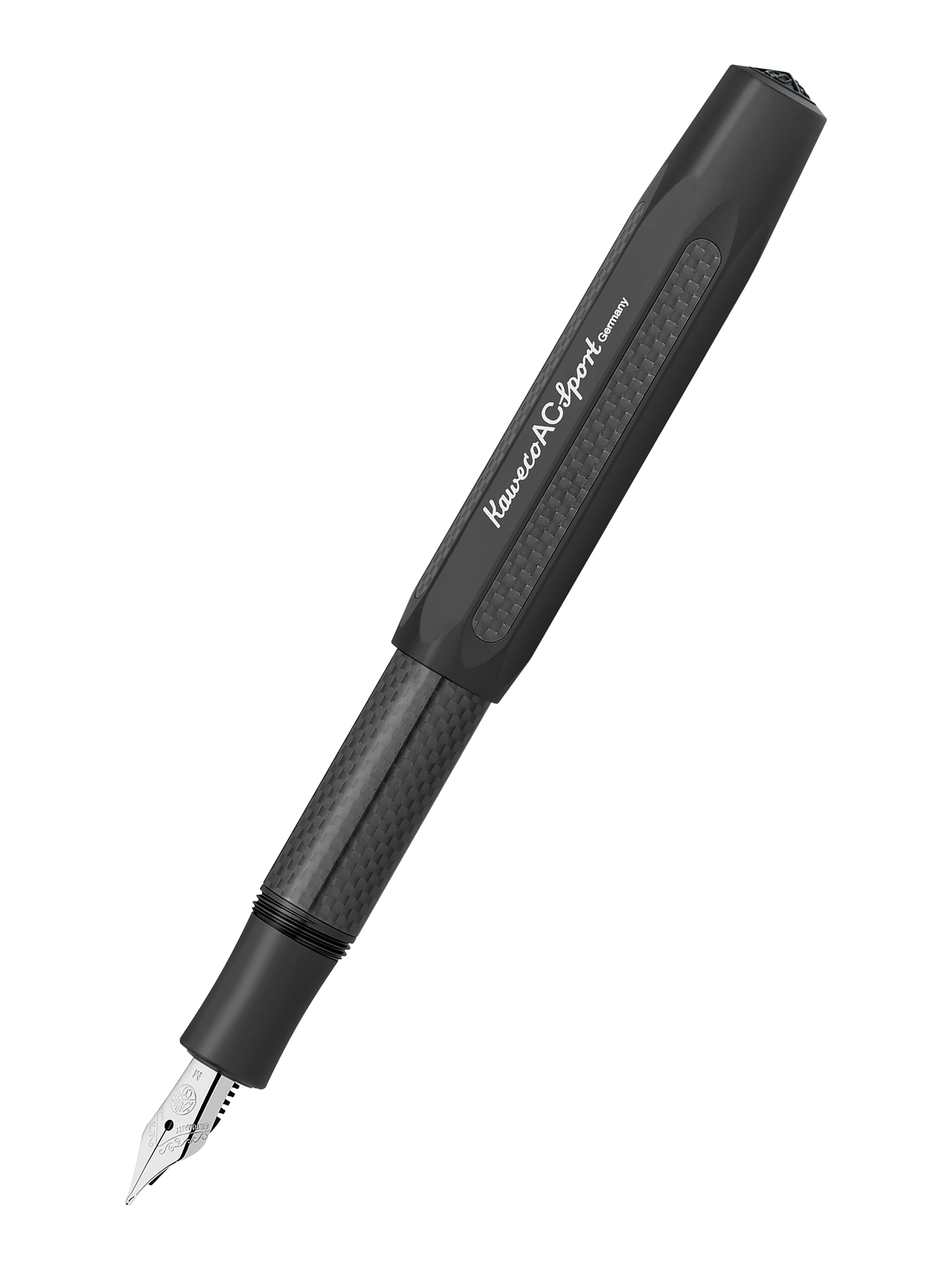 

Перьевая ручка Kaweco AC Sport F 0 7мм черный корпус с черными вставками