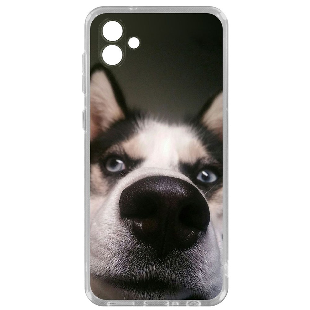 

Чехол-накладка Krutoff Clear Case Нос для Samsung Galaxy A04 (A045), Прозрачный