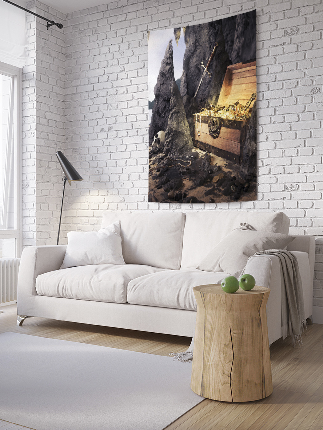 

Вертикальное фотопанно на стену JoyArty Сундук сокровищ 150x200 см, Сундук сокровищ