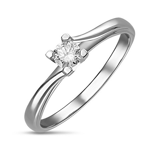

Кольцо из золота р.  DIAMOND PRIME 12-1-DD-R-105103, бриллиант, 12-1-DD-R-105103