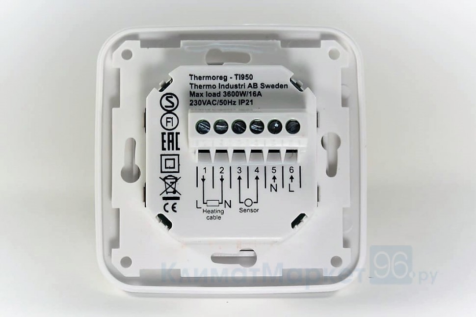 

Терморегулятор Thermoreg TI-950, Белый