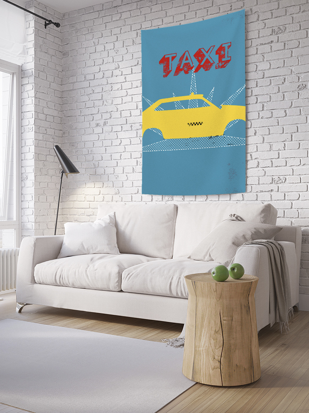 

Вертикальное фотопанно на стену JoyArty Такси на сборке 150x200 см, Такси на сборке