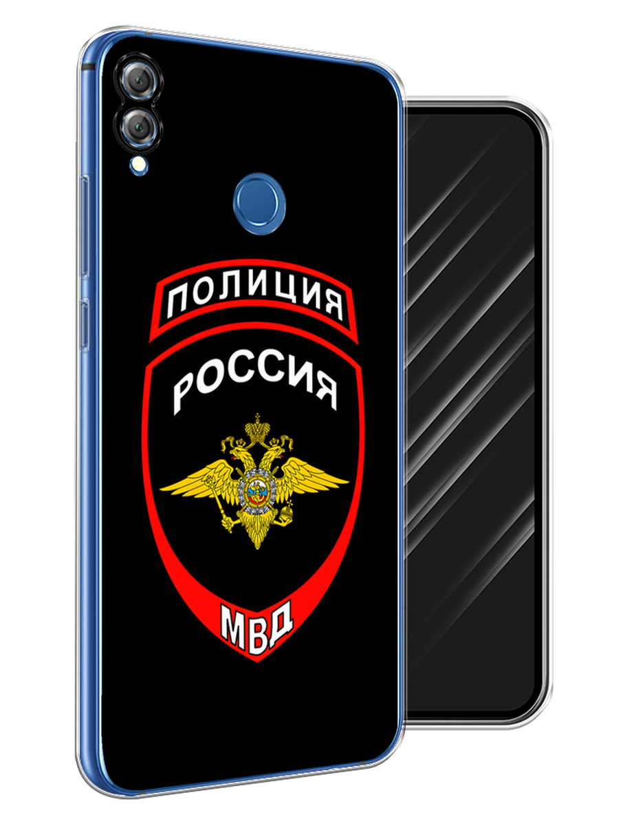 

Чехол Awog на Honor 8X "Полиция шеврон", Черный;красный;белый, 66750-5
