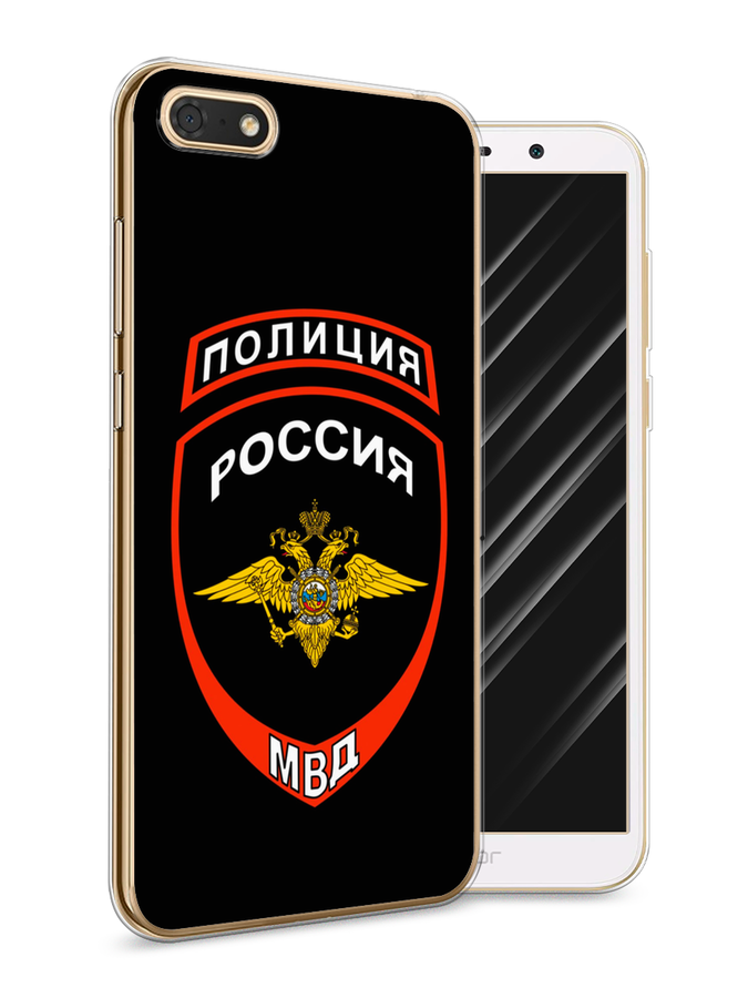 

Чехол Awog на Honor 7A "Полиция шеврон", Черный;красный;белый, 65250-5