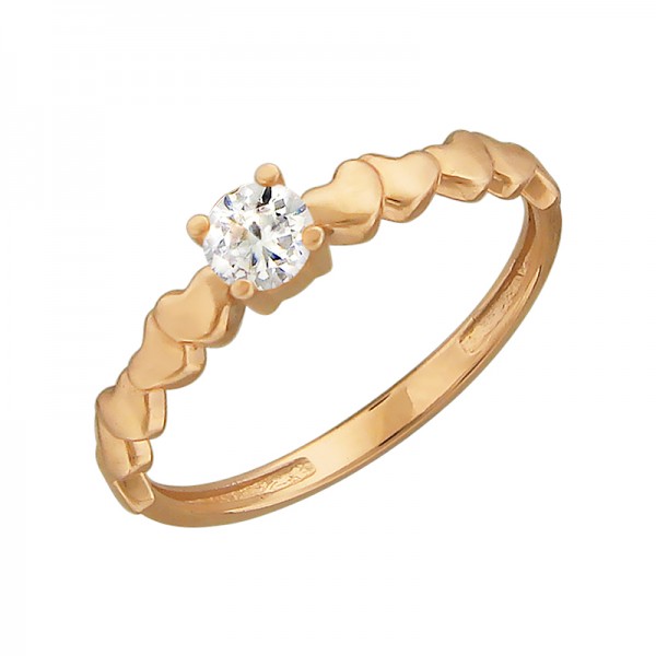 

Кольцо из золота р. 18,5 Эстет 01К119304, Swarovski, 01К119304