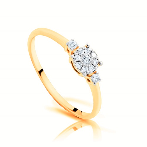 

Кольцо из золота р.  DIAMOND PRIME 99-1-DD-R-000219, бриллиант, 99-1-DD-R-000219