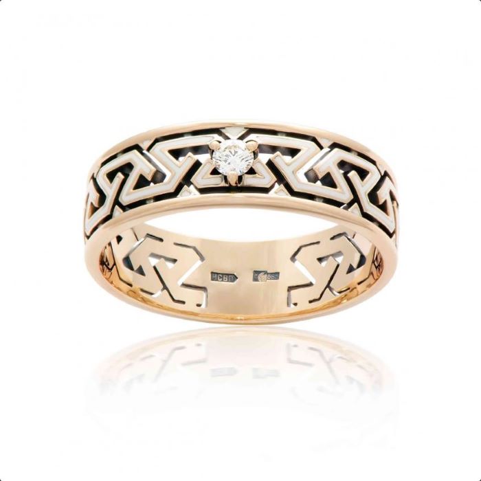 

Кольцо из золота р.  ПИЧУГОВ АК1.28.1 БВ, бриллиант, АК1.28.1 БВ