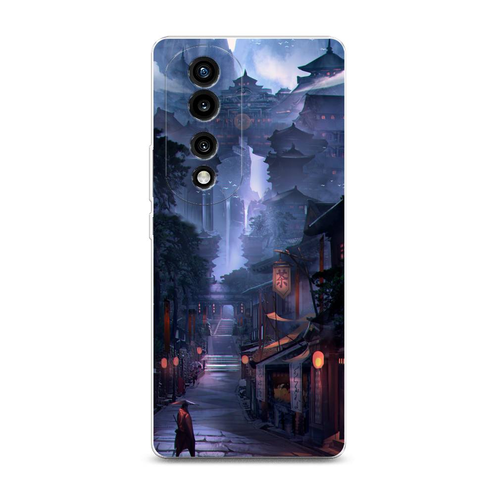 

Силиконовый чехол "Одинокий самурай" на Honor 70 Pro, 6108350-10