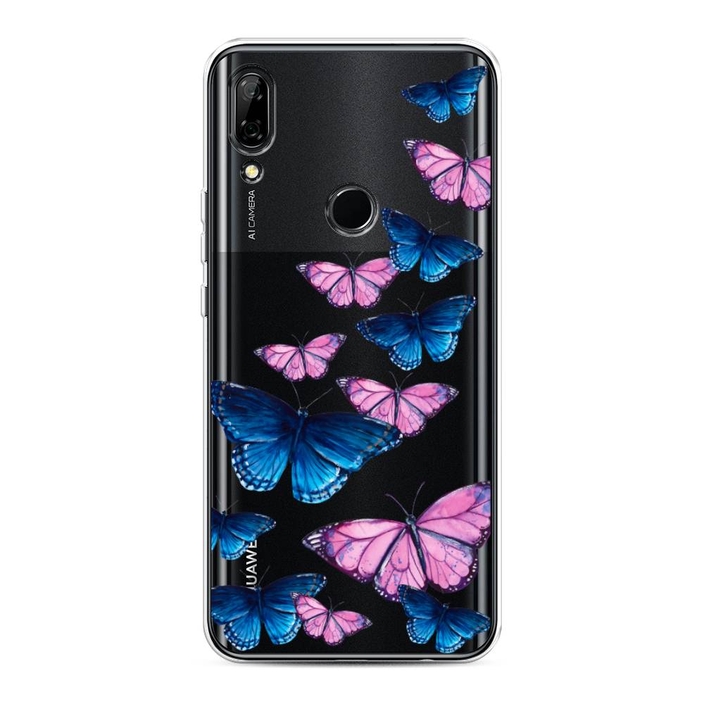 фото Чехол awog "полет бабочек" для huawei p smart z
