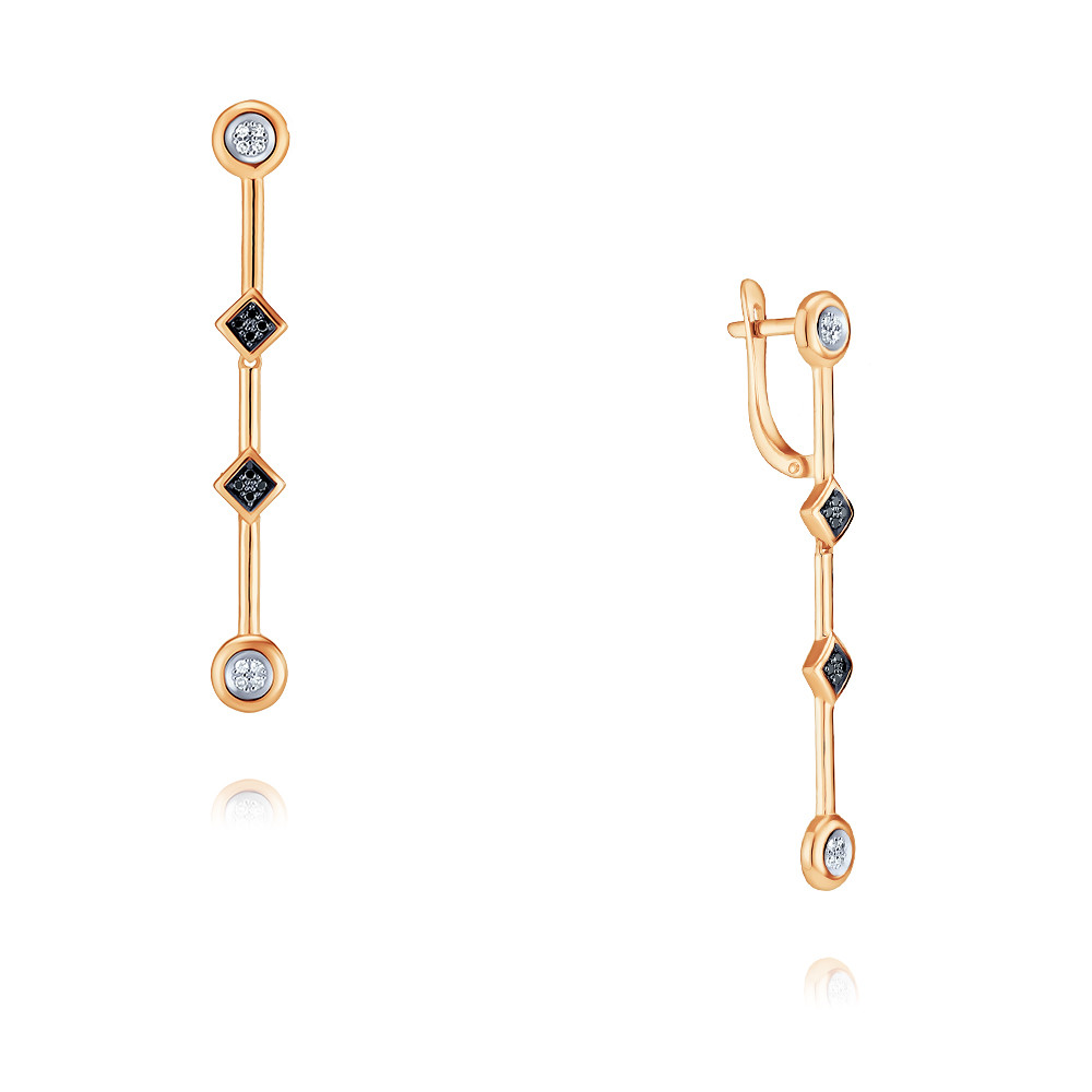 

Серьги из красного золота с бриллиантом ADAMAS 24039456/01-А50ДЧ-421, 24039456/01-А50ДЧ-421