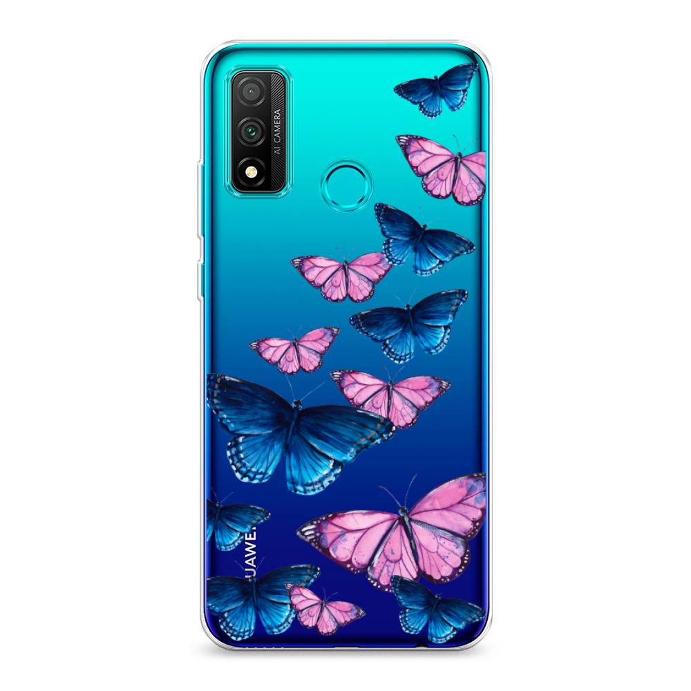 фото Чехол awog "полет бабочек" для huawei p smart 2020