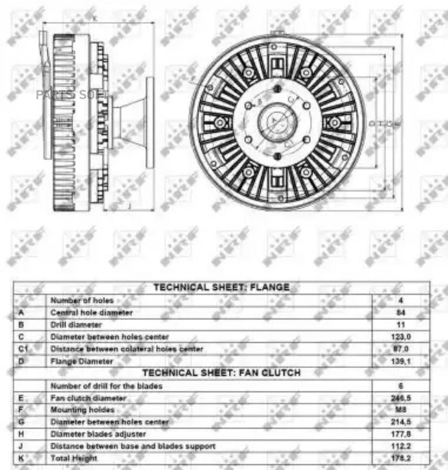 

Термомуфта Scania P/G/R/T-ser. без крыльчатки
