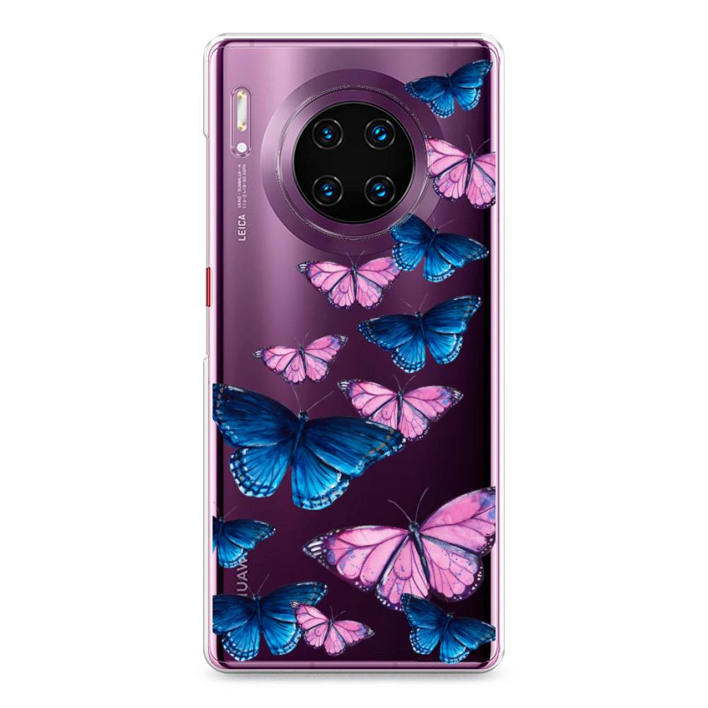 фото Чехол awog "полет бабочек" для huawei mate 30 pro