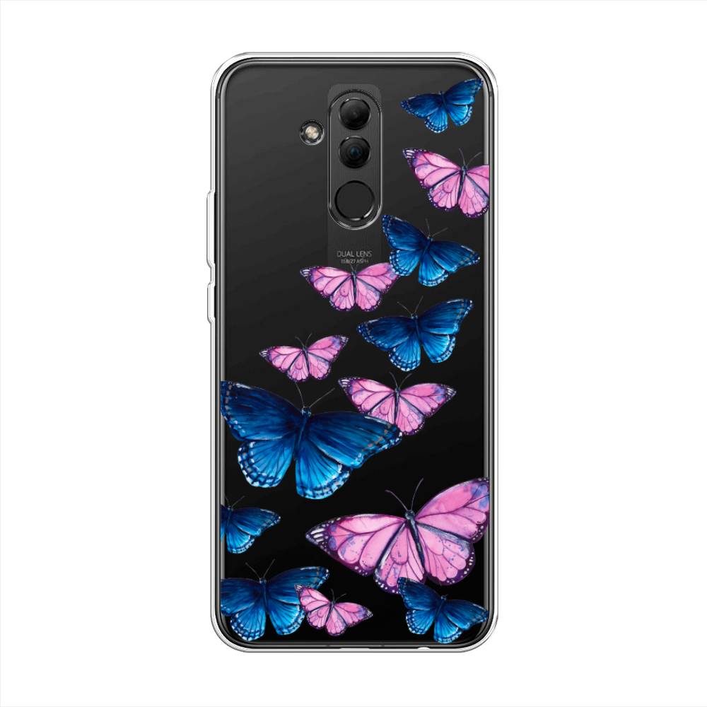 фото Чехол awog "полет бабочек" для huawei mate 20 lite