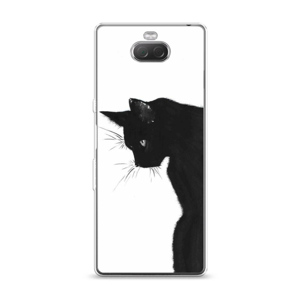 

Чехол Awog на Sony Xperia 10/XA3 "Black cat", Разноцветный, 54050-1