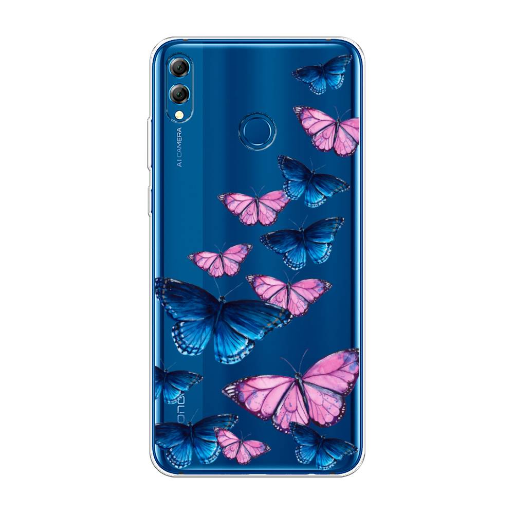 фото Чехол awog "полет бабочек" для honor 8x max
