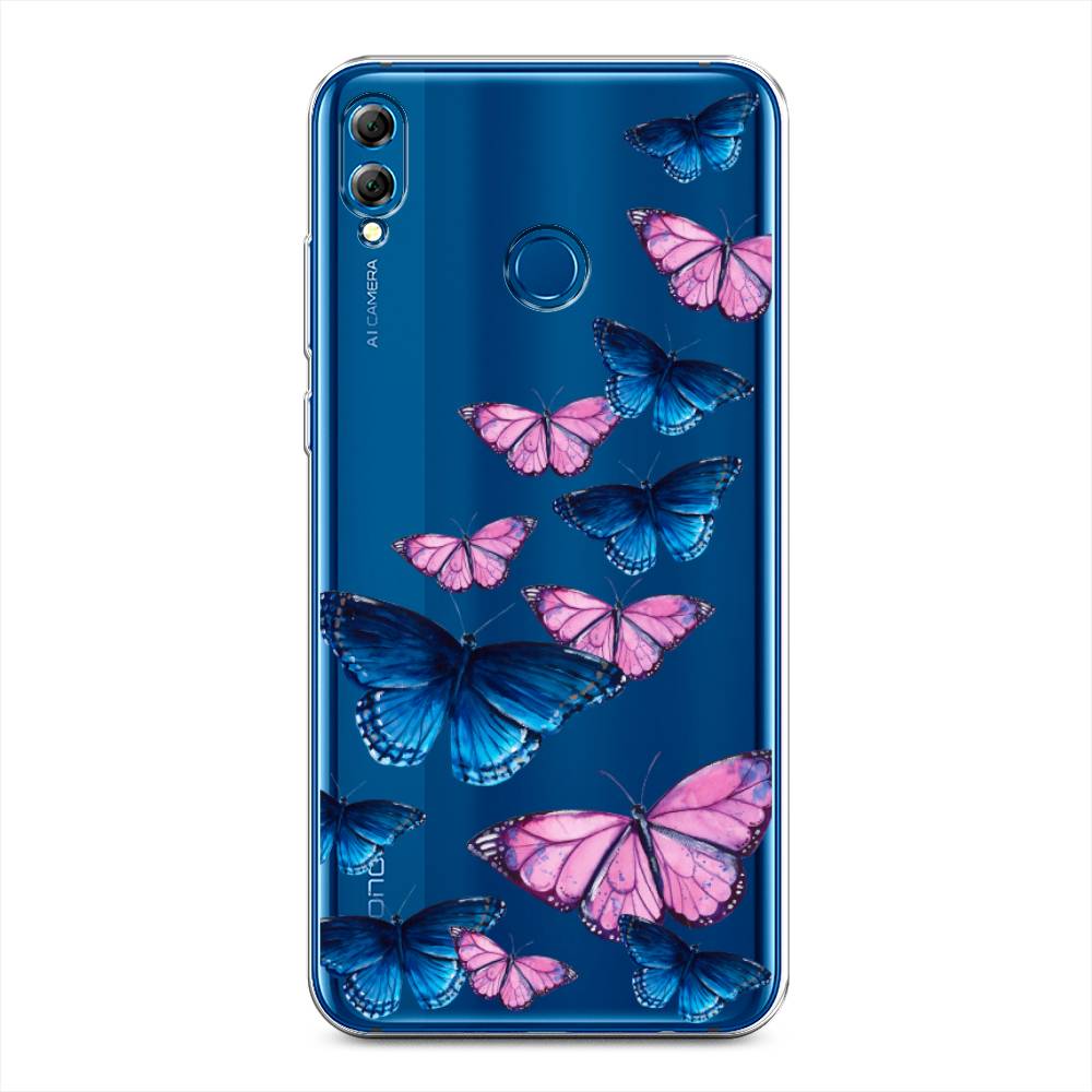 фото Чехол awog "полет бабочек" для honor 8x