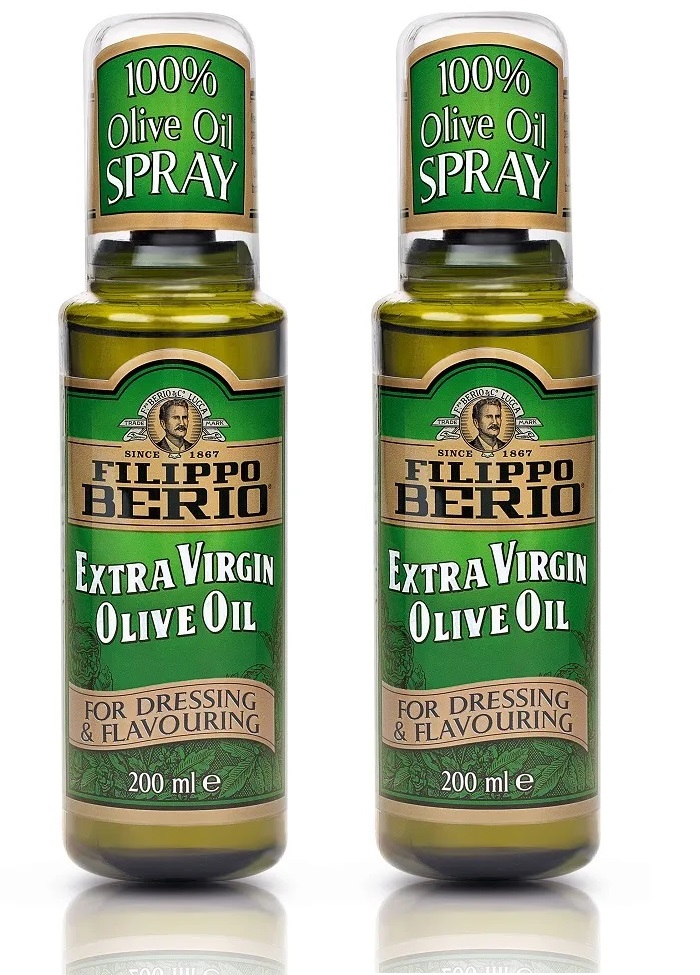 Оливковое масло Filippo Berio Extra Virgin нерафинированное с распылителем, 2 шт х 0,2 л