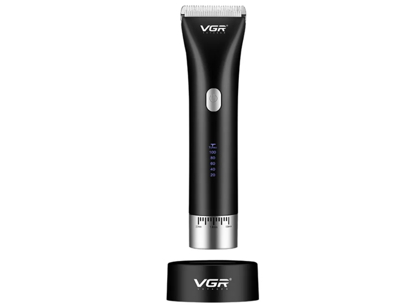 Машинка для стрижки волос VGR V-185 черный шампунь шампунь шея отдых gripper гель для мытья волос салон красоты бассейна инструмент