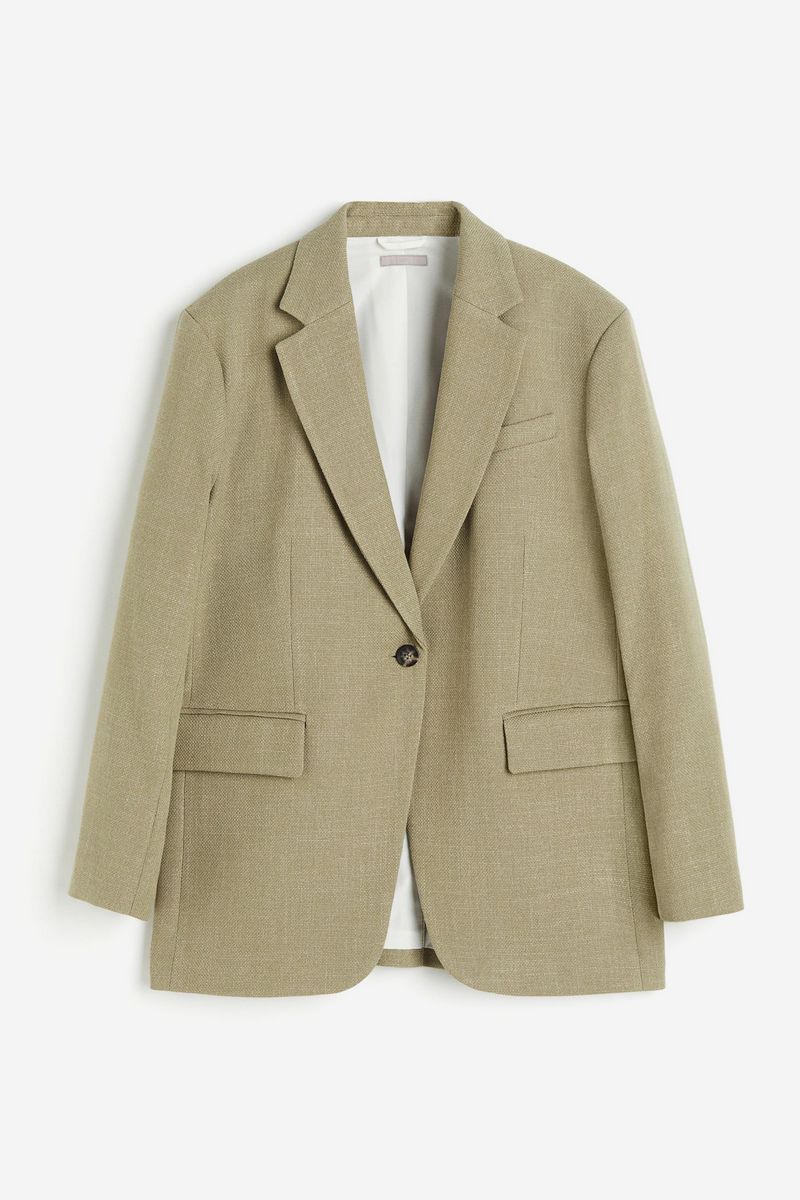 

Пиджак женский H&M 1207065 бежевый L, 1207065
