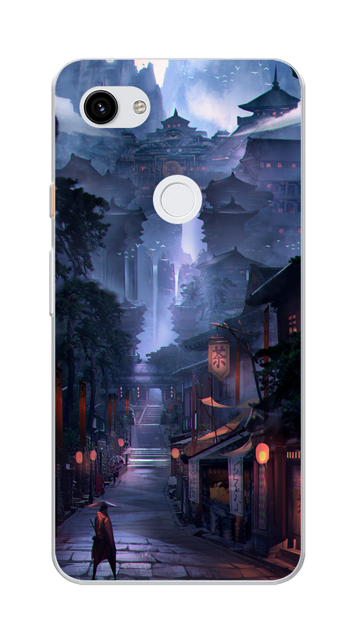 

Чехол Awog на Google Pixel 3A XL "Одинокий самурай", Разноцветный, 270450-10