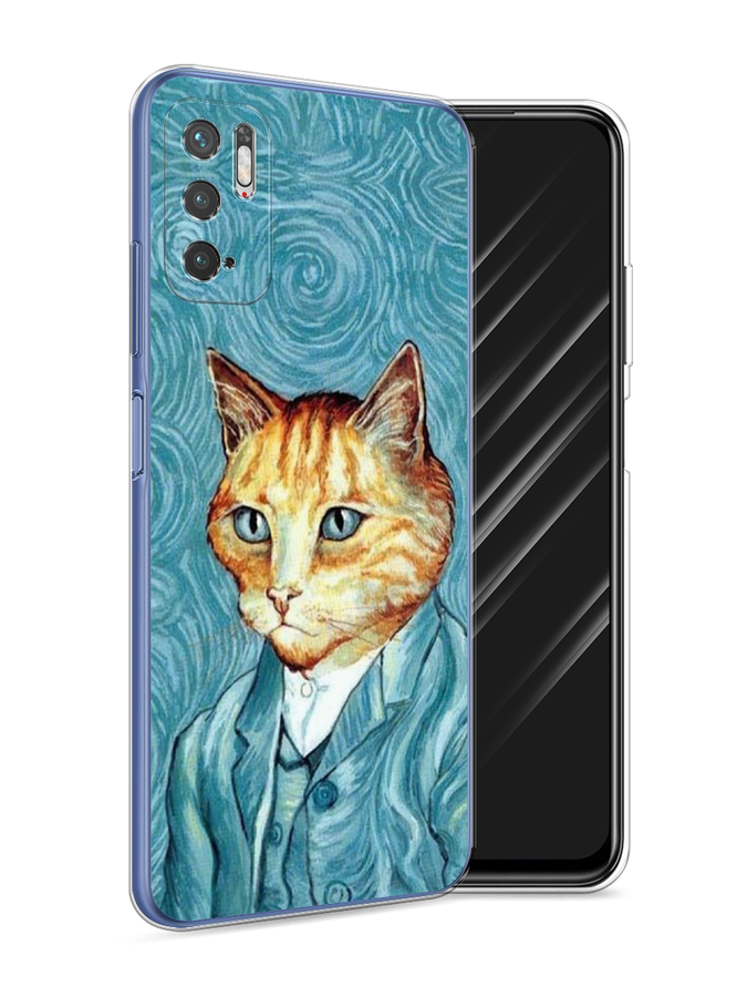 

Чехол Awog на Xiaomi Redmi Note 10T/Note 10 5G/M3 Pro "Кот Ван Гог", Разноцветный, 310850-2