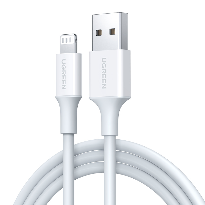 

Кабель lightning - usb uGreen 0.5 м белый