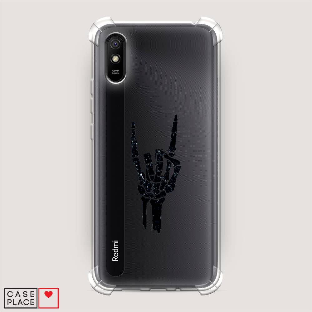 

Чехол Awog на Xiaomi Redmi 9A "Rock for a skeleton", Разноцветный, 38951-1