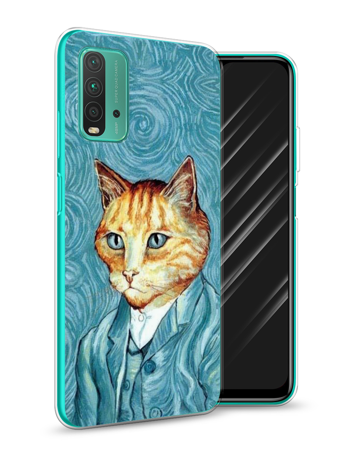 

Чехол Awog на Xiaomi Redmi 9T "Кот Ван Гог", Разноцветный, 39850-2