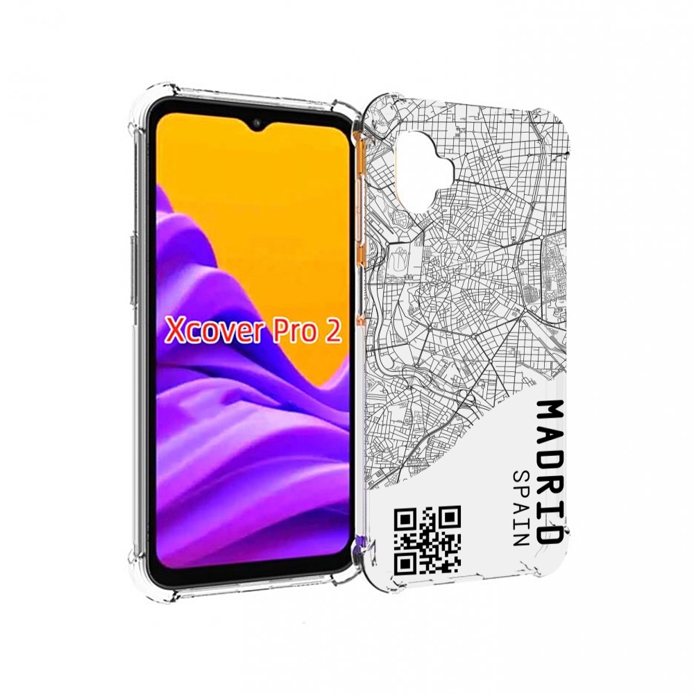 

Чехол MyPads схема-мадрид для Samsung Galaxy Xcover Pro 2, Прозрачный, Tocco