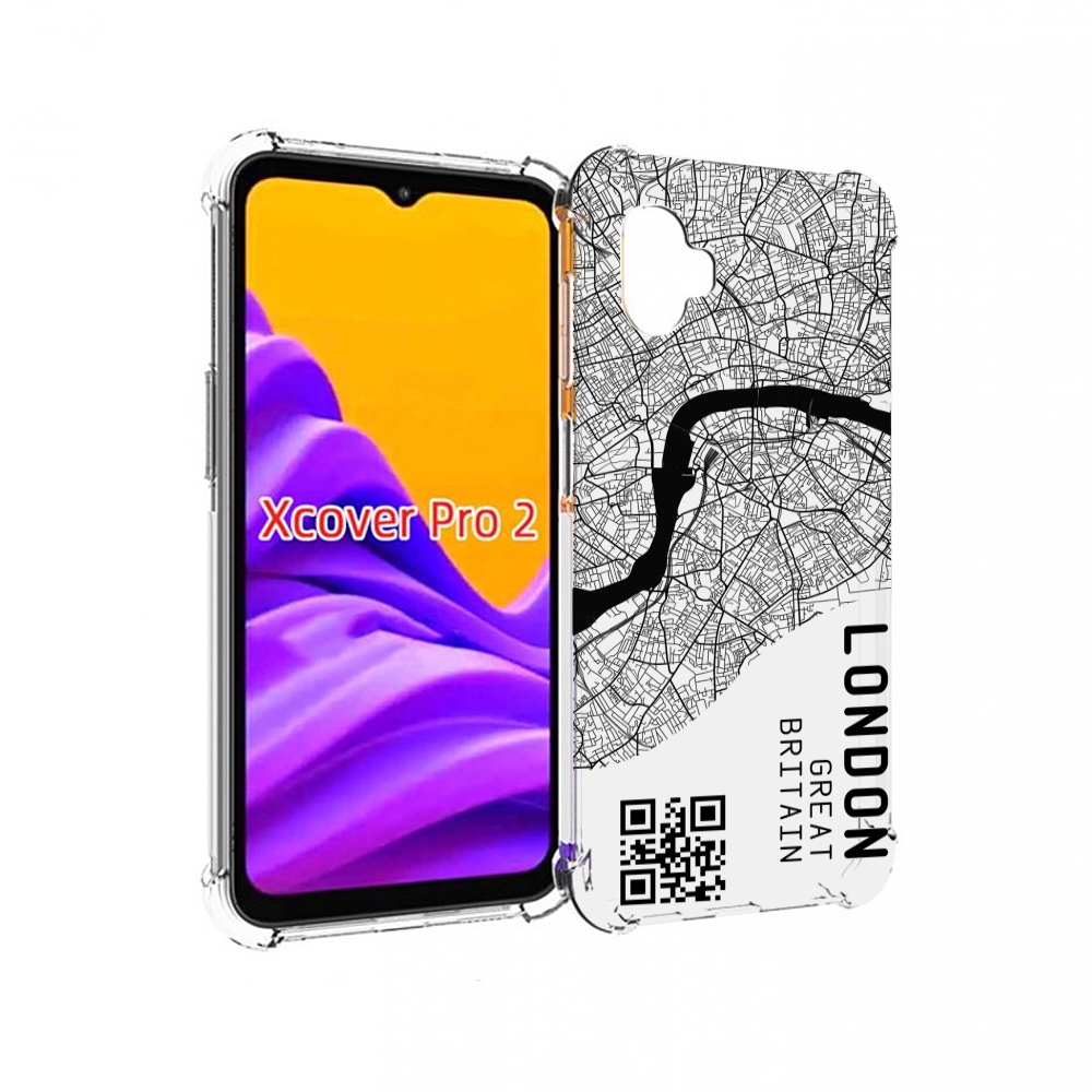 

Чехол MyPads схема-лондон для Samsung Galaxy Xcover Pro 2, Прозрачный, Tocco