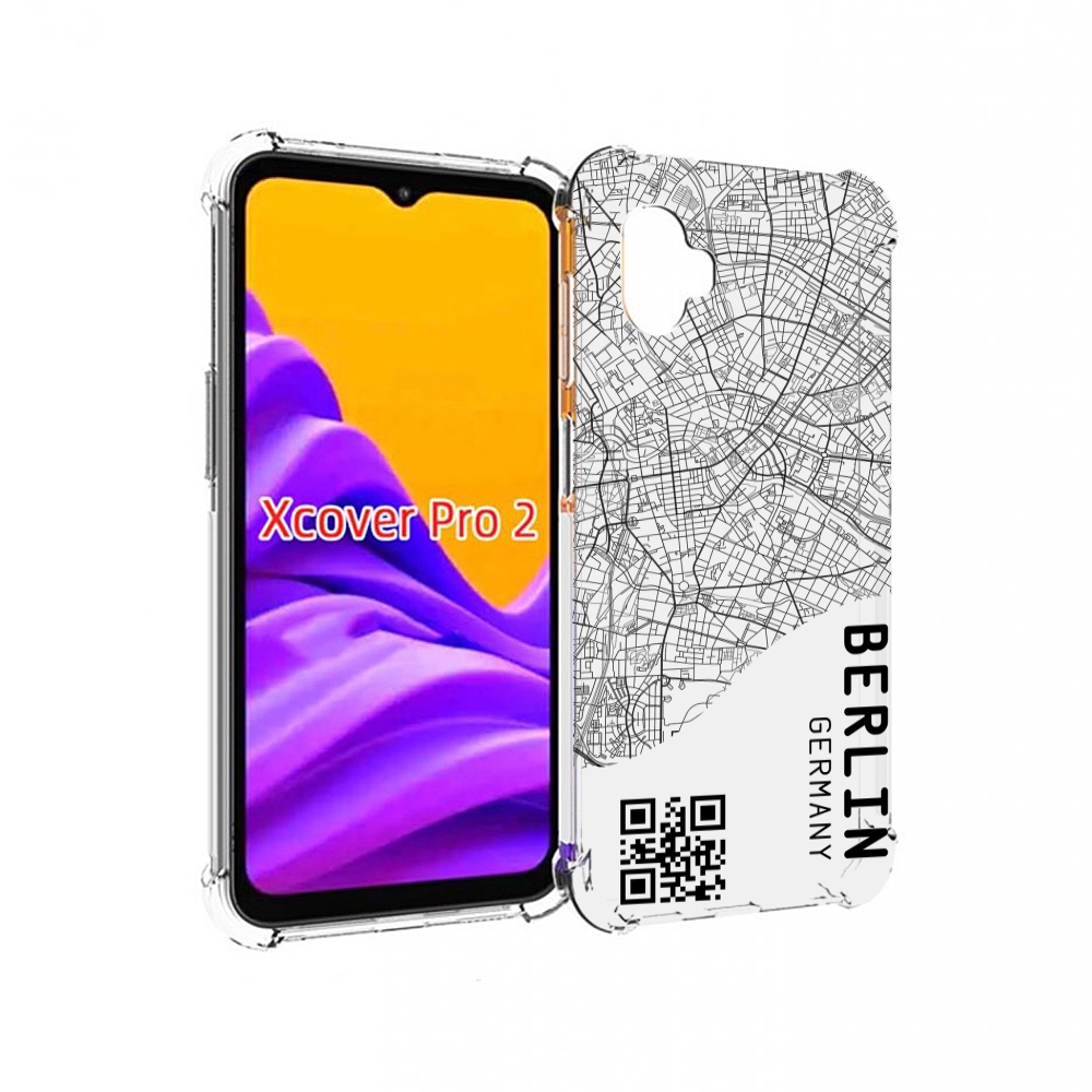 

Чехол MyPads схема-берлин для Samsung Galaxy Xcover Pro 2, Прозрачный, Tocco