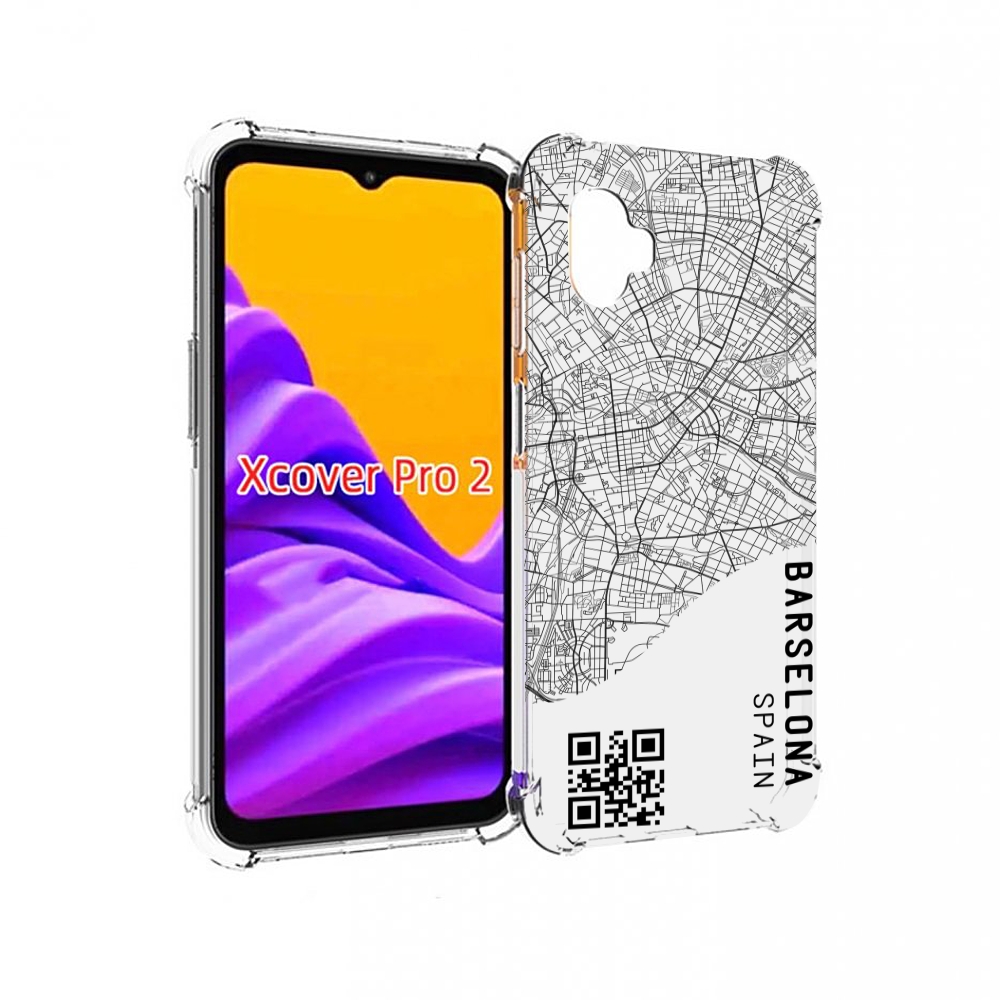 

Чехол MyPads схема-барселона для Samsung Galaxy Xcover Pro 2, Прозрачный, Tocco