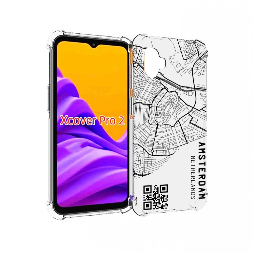 

Чехол MyPads схема-амстердам для Samsung Galaxy Xcover Pro 2, Прозрачный, Tocco