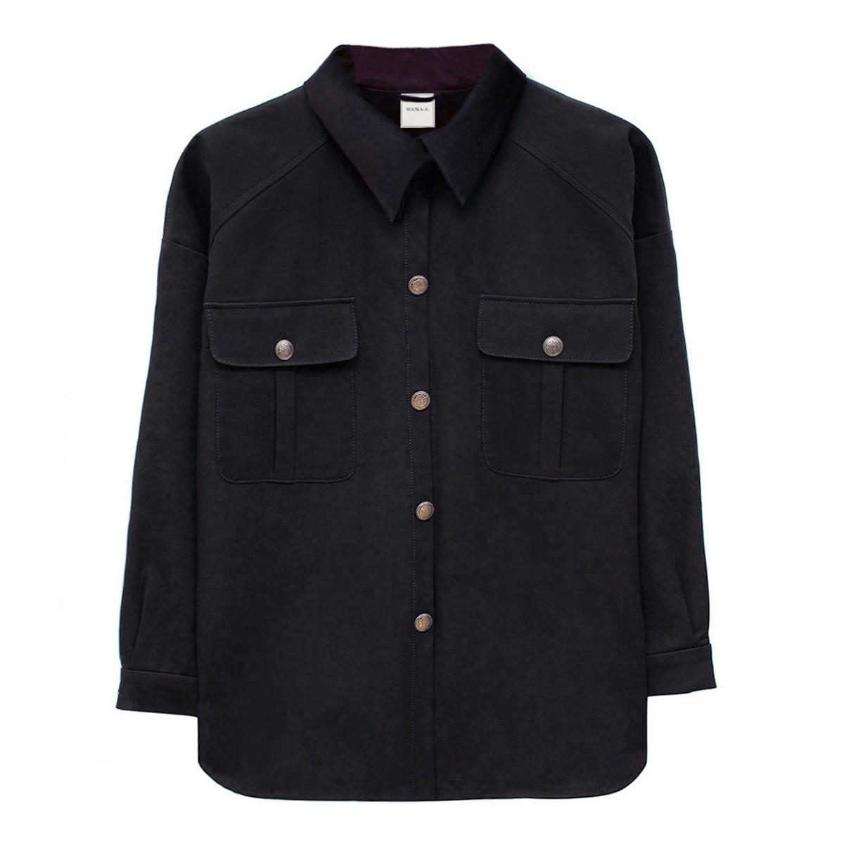 

Рубашка женская Wanna A 19737 черная S/M, Черный, 19737