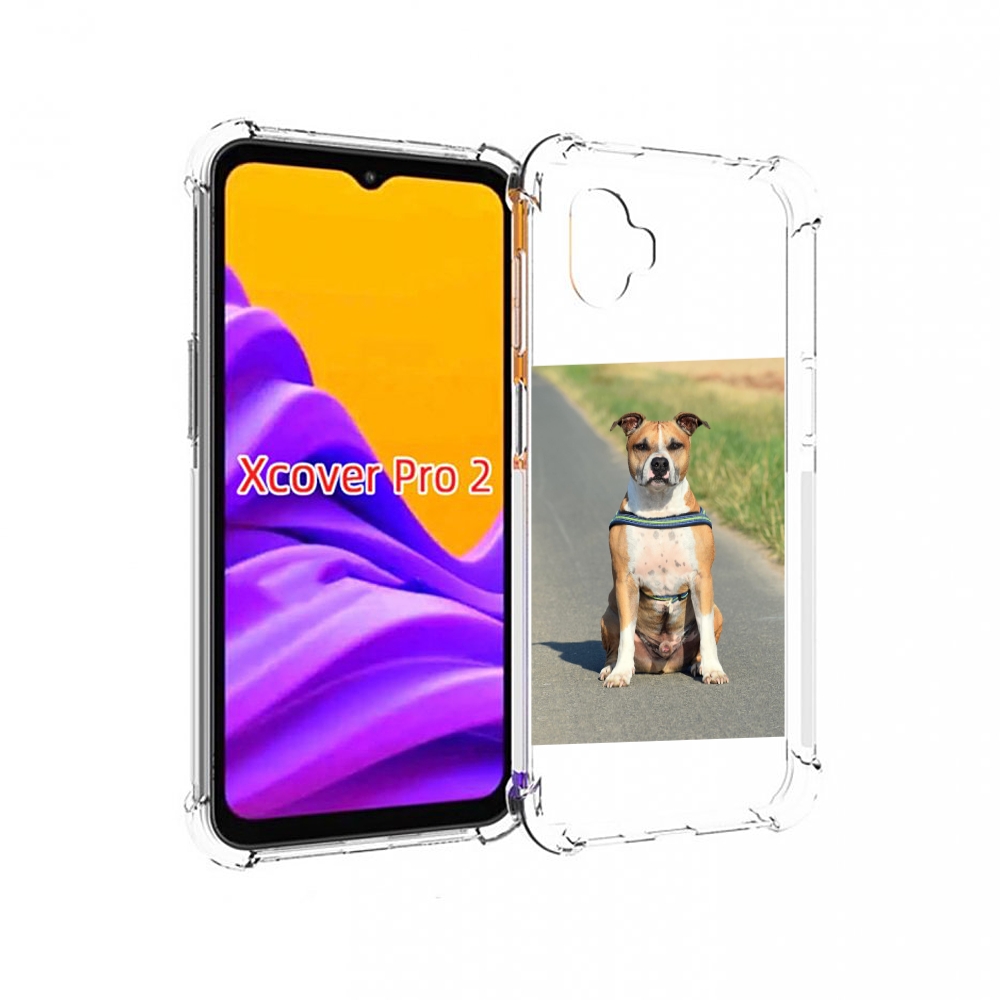 

Чехол MyPads стаффорд терьер для Samsung Galaxy Xcover Pro 2, Прозрачный, Tocco