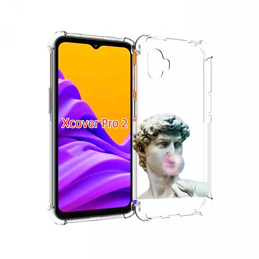 

Чехол MyPads статуя-с-жвачкой для Samsung Galaxy Xcover Pro 2, Прозрачный, Tocco