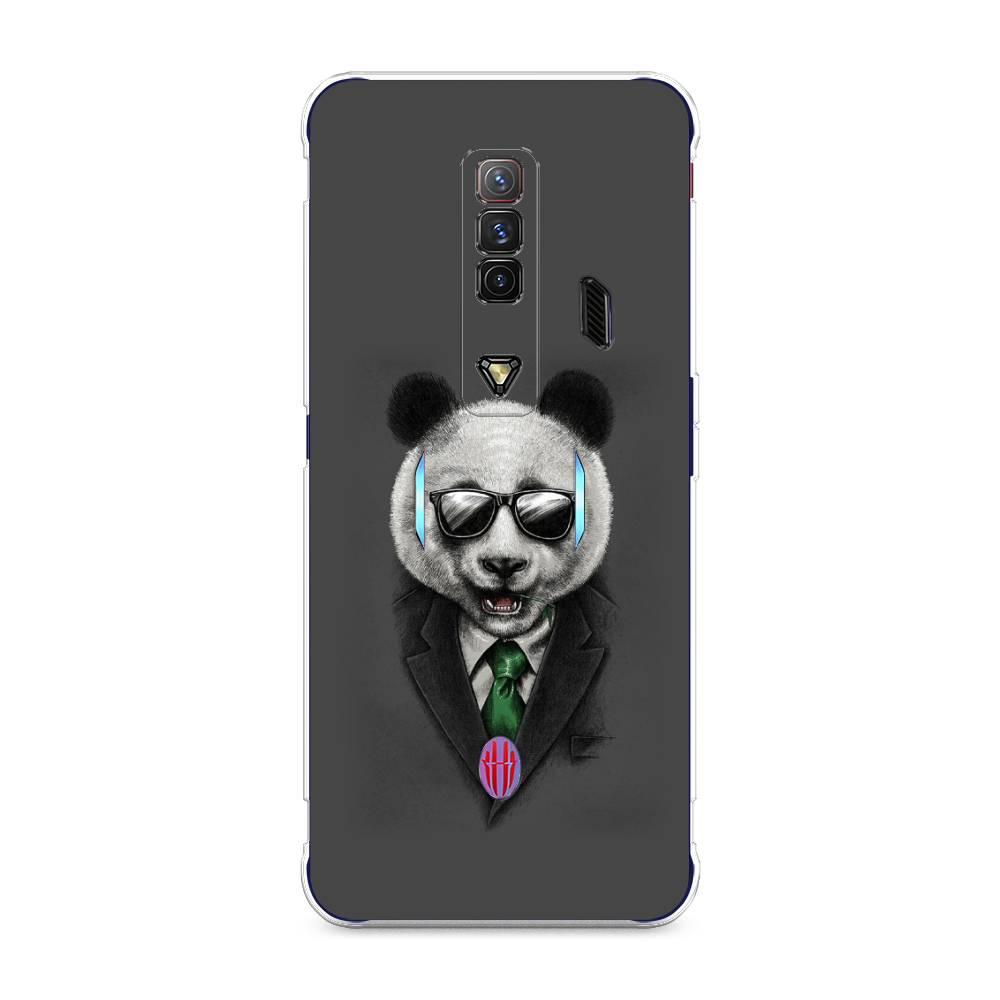 

Чехол Awog на ZTE Nubia Red Magic 7 / ЗТЕ Нубиа Ред Мэджик 7 "Деловая панда", Разноцветный, 135950-10