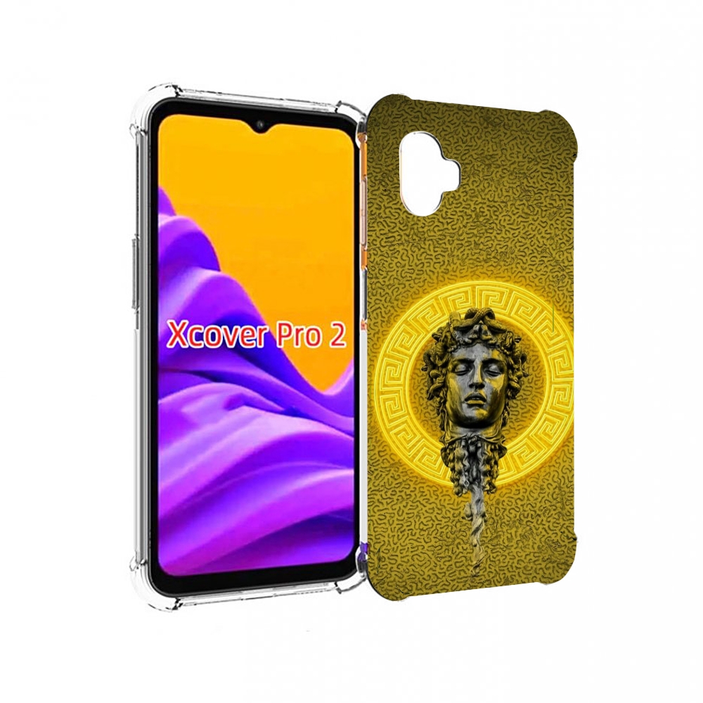

Чехол MyPads статуя версачи для Samsung Galaxy Xcover Pro 2, Прозрачный, Tocco