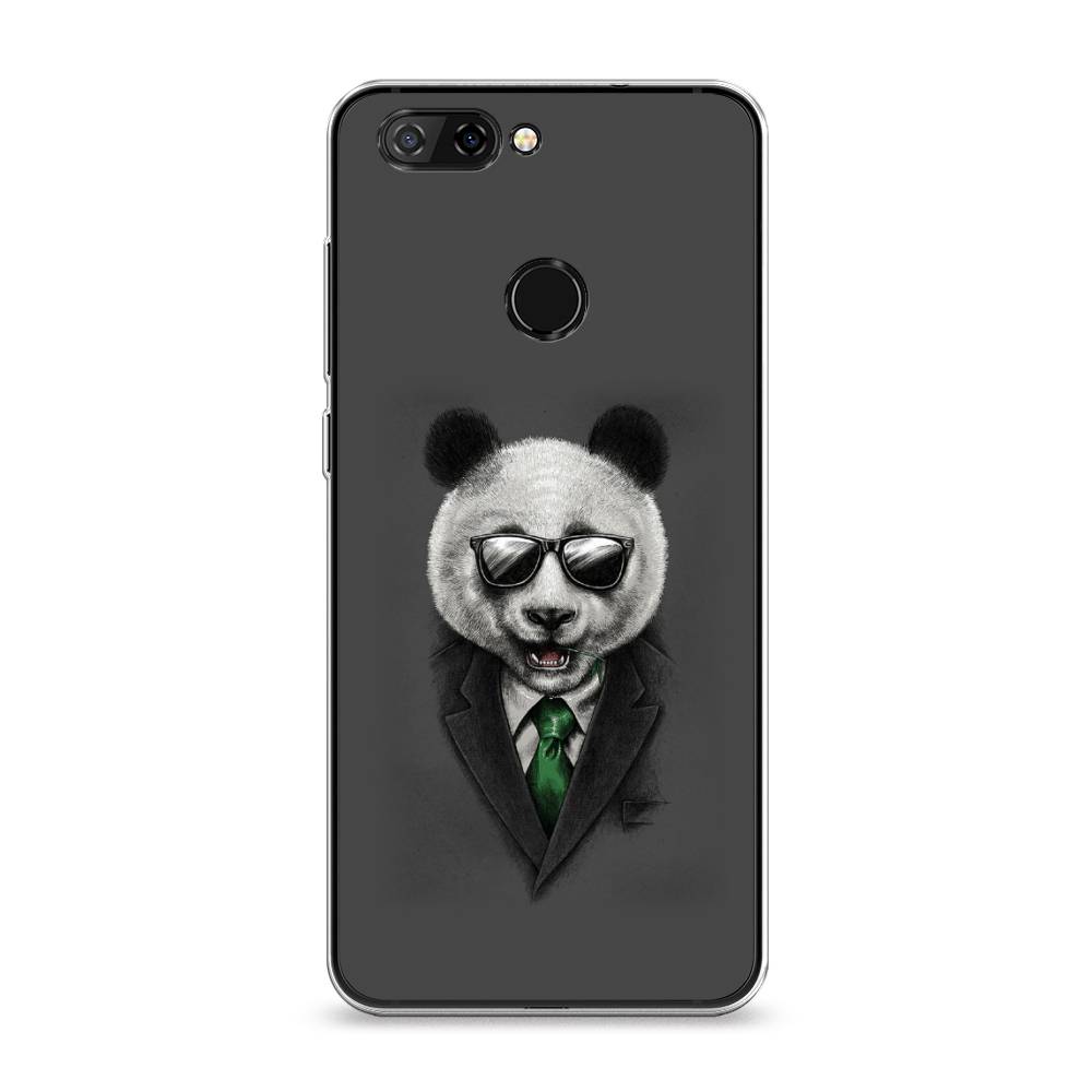 

Чехол Awog на ZTE Blade V9 / ЗТЕ Блэйд V9 "Деловая панда", Разноцветный, 132450-10