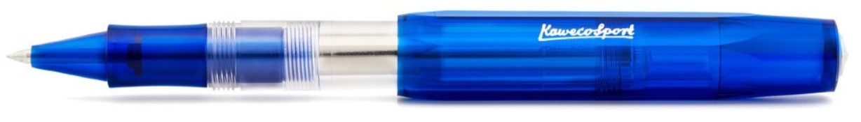 

Ручка роллер KAWECO ICE Sport 0 7мм синий прозрачный корпус