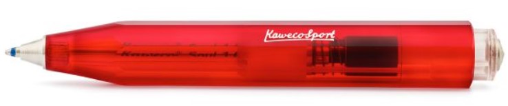 

Ручка шариковая KAWECO ICE Sport 1 0мм красный прозрачный корпус