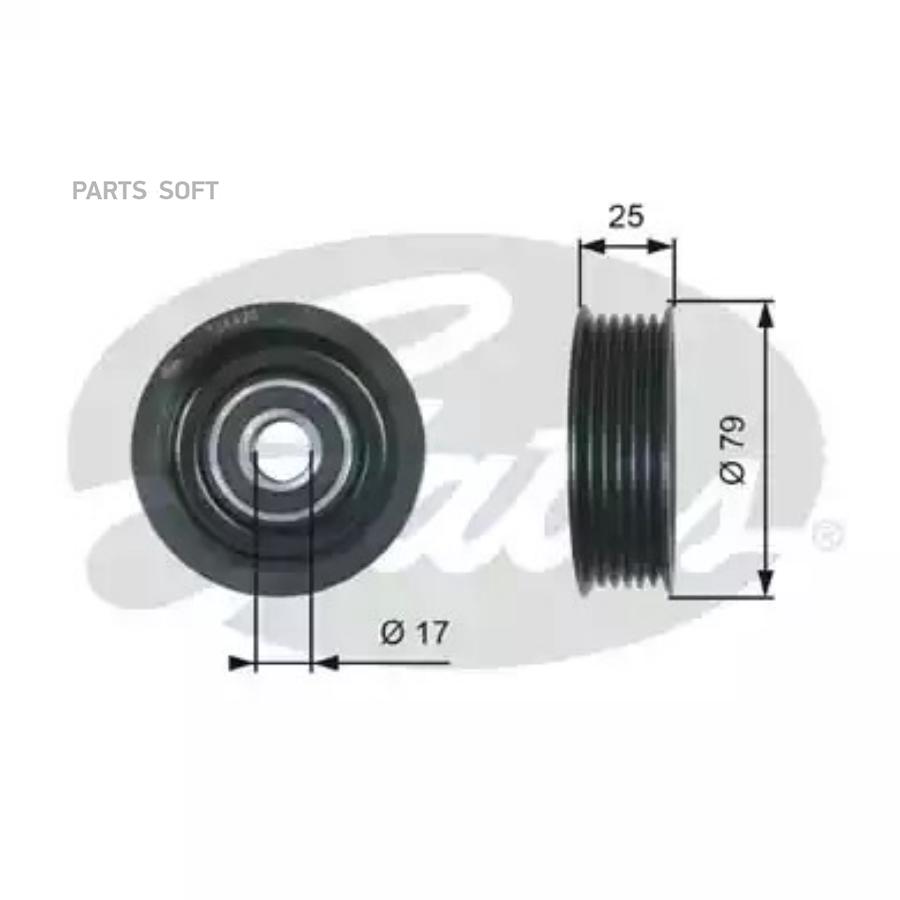 

Ролик руч.ремня mazda 2/3 1.3-1.6 03-