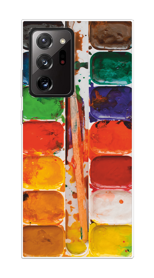 

Чехол на Samsung Galaxy Note 20 Ultra "Акварель", Красный;желтый;синий, 2101050-1