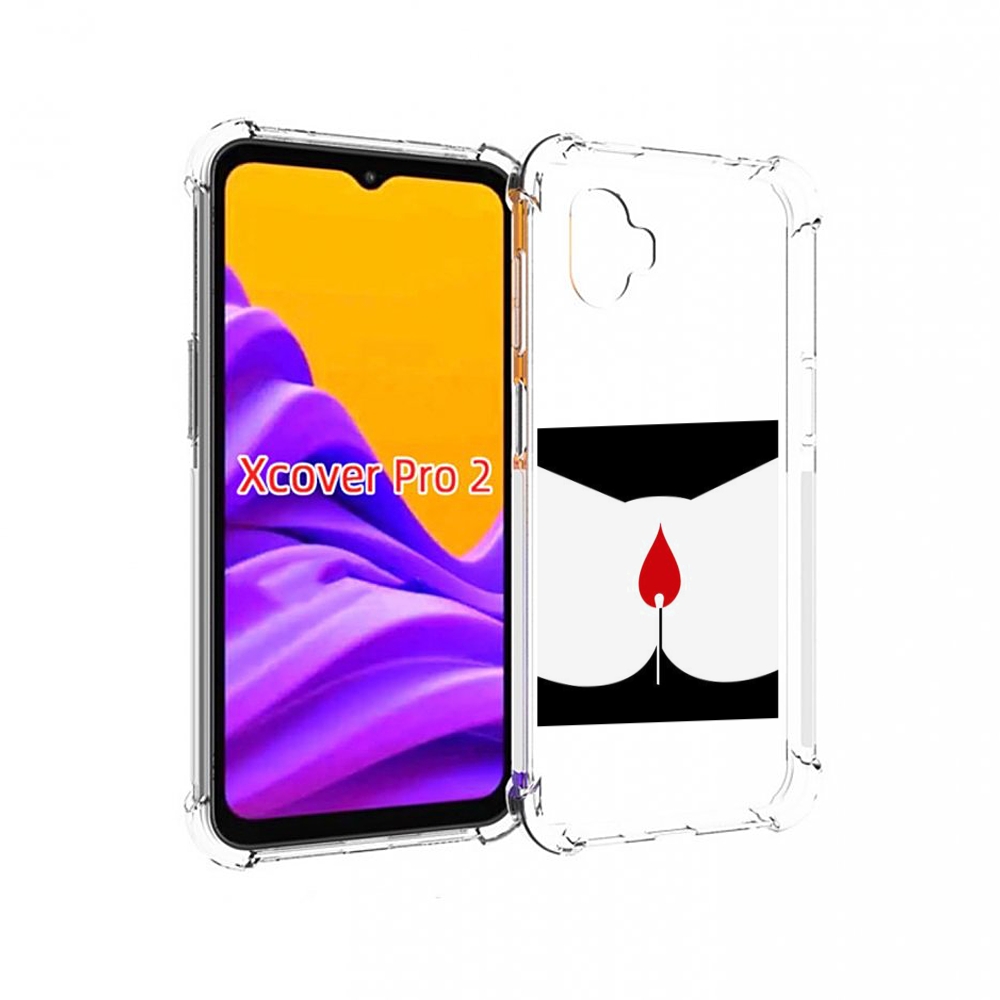 

Чехол MyPads спичка горит для Samsung Galaxy Xcover Pro 2, Прозрачный, Tocco