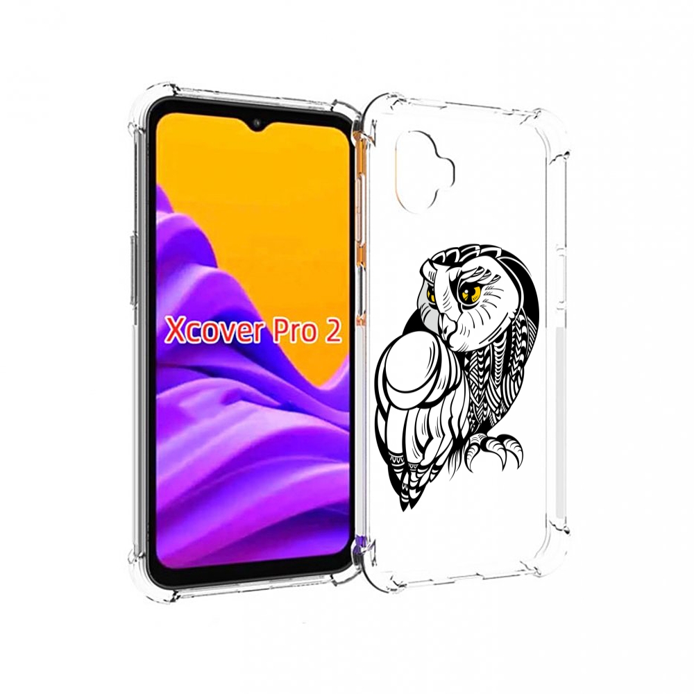 

Чехол MyPads сова-красотка для Samsung Galaxy Xcover Pro 2, Прозрачный, Tocco