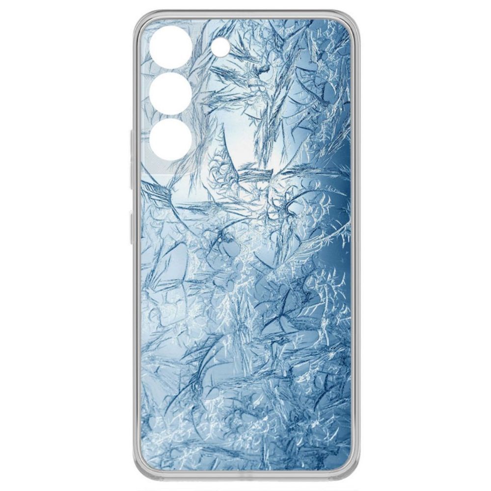 фото Чехол-накладка krutoff clear case лед для samsung galaxy s22