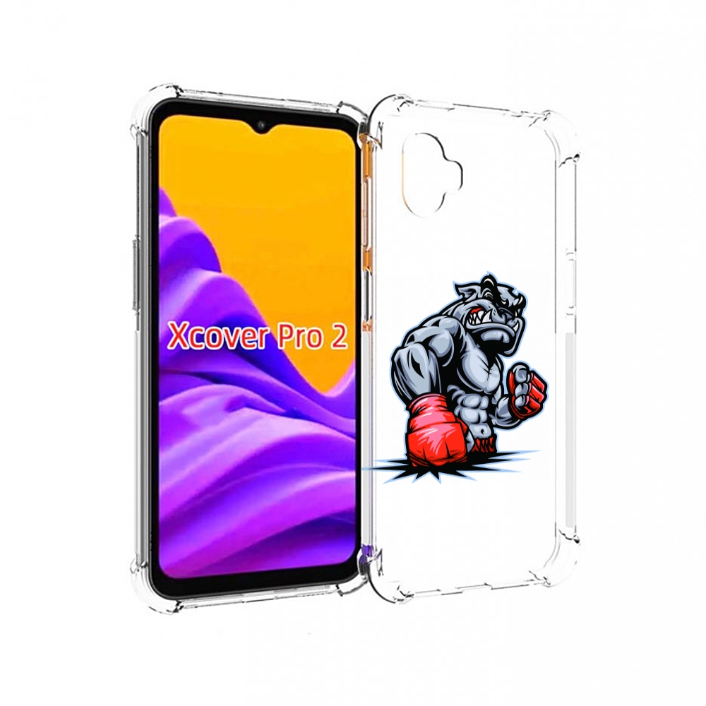 

Чехол MyPads собака-боксер для Samsung Galaxy Xcover Pro 2, Прозрачный, Tocco